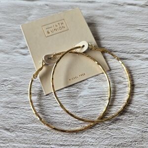 Women's 14th & Union Gold Hoop Earrings